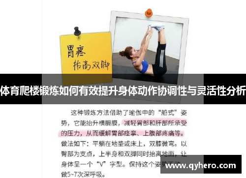 体育爬楼锻炼如何有效提升身体动作协调性与灵活性分析